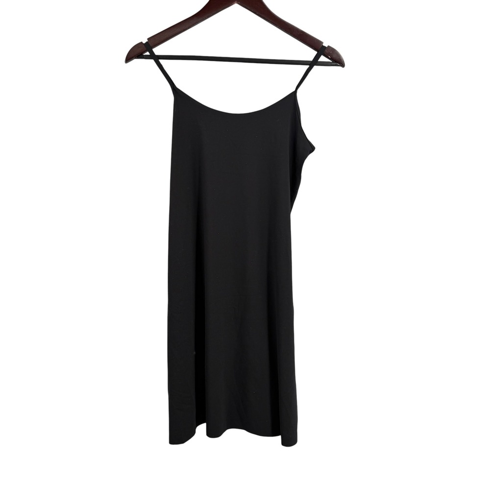 Nordstrom‎ Slip Dress Size Medium Black Adjustable Spaghetti Strap Mini